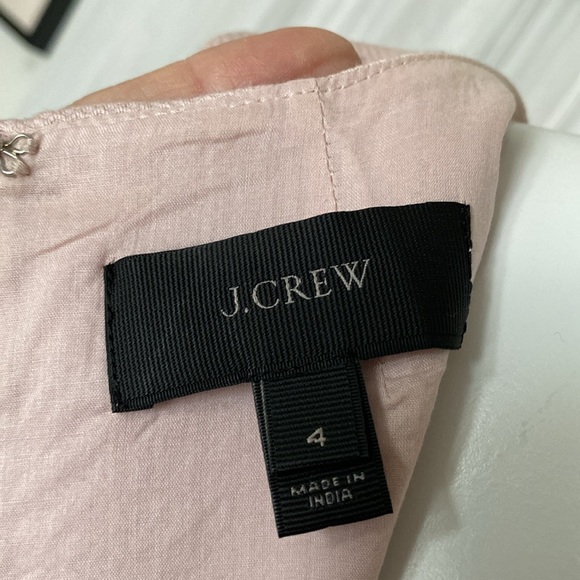 J.Crew 100% cotton lined midi, fit & flare soft pink, pleats blush pink. Size 4 - Picture 12 of 17